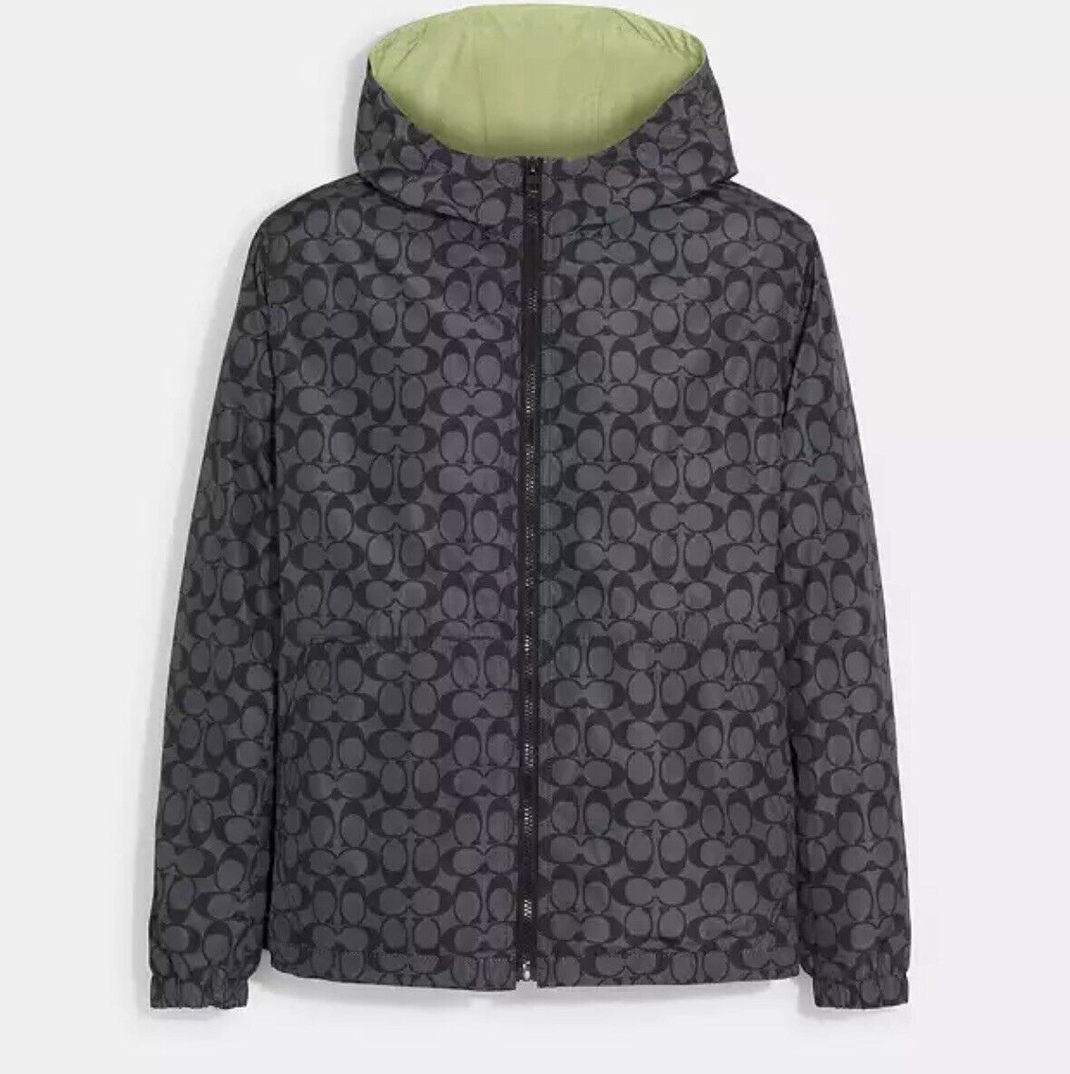 NWT Authentic Coach REVERSIBLE FULL ZIP WINDBREAKER Jacket NWT Authentic Coach REVERSIBLE FULL ZIP WINDBREAKER Jacket