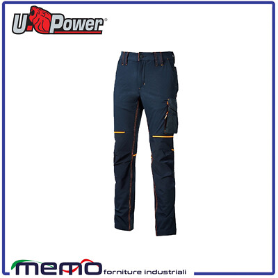 Pantaloni Da Lavoro U-Power - Cargo Con Ginocchiere - Blu Scuro - Foto 9