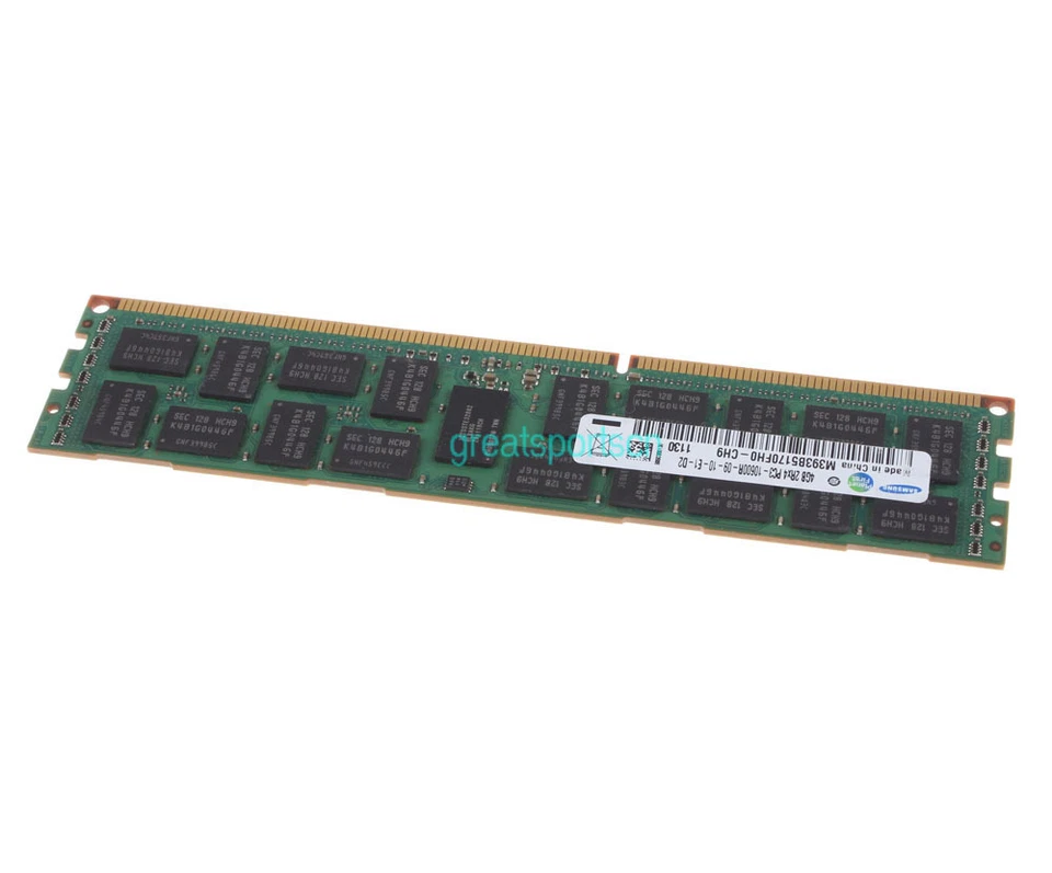 Samsung 4GB 2RX4 PC3-10600R DDR3 1333mhz 240Pin 1.5V ECC REG Only Server Memory - Image 2 of 4