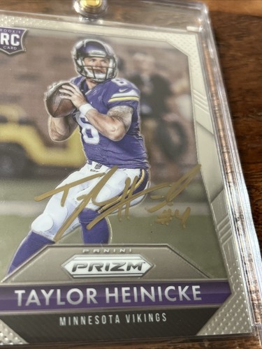 Taylor Heinicke IP Signed Prizm Rookie Card Psa Dna Coa Autographed Commanders - Picture 2 of 4