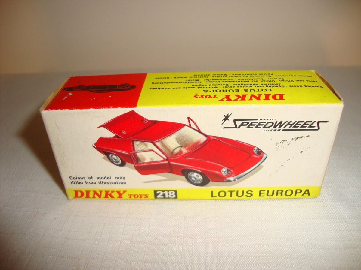 DINKY 218 LOTUS EUROPA - EXCELLENT in original BOX | eBay