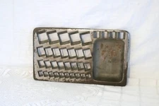 STAATS TRAY FEB 1890 SILVER CAST IRON CASHIER CHANGE COIN BANK SORT MONEY HOLDER