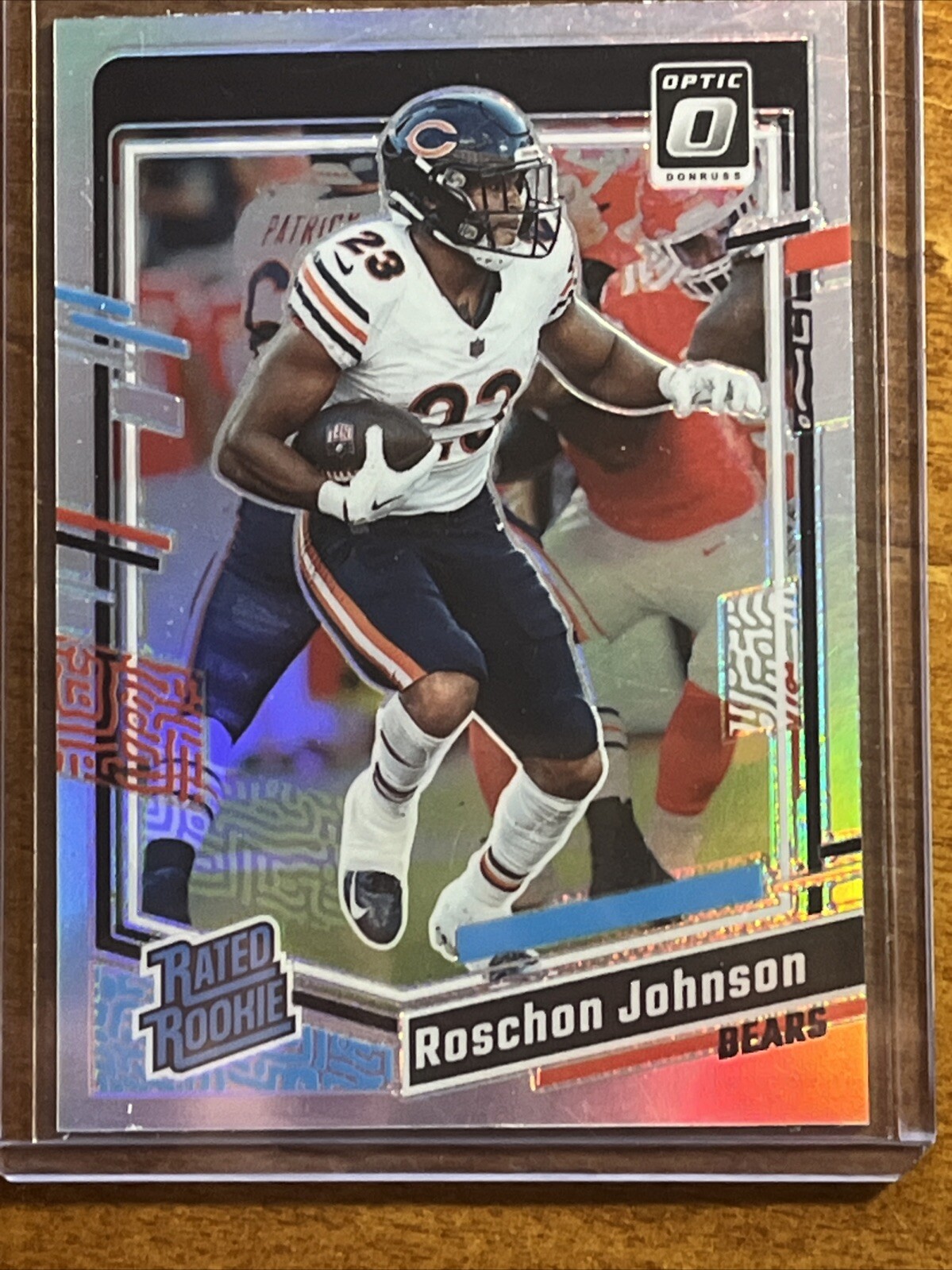 2023 Panini Donruss Optic - Rated Rookie Holo Prizm #217 Roschon Johnson (RC)