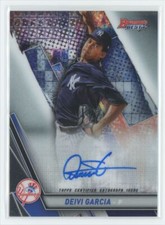 2019 Bowman's Best of 2019 Autographs Deivi Garcia Auto New York Yankees