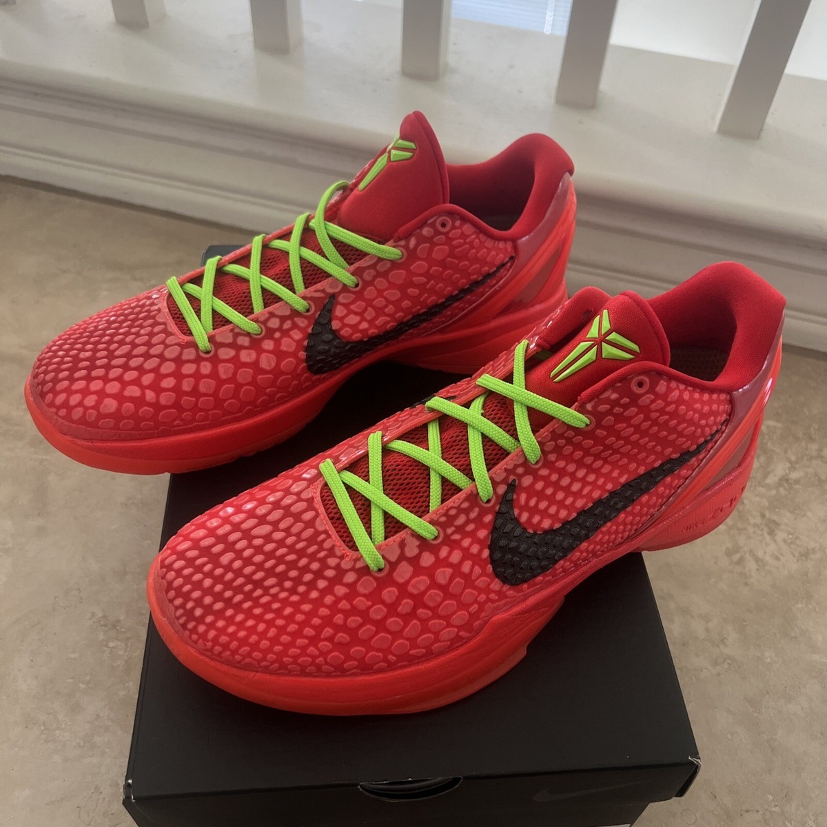 Nike Zoom Kobe 6 Protro “Reverse Grinch” Mens Size 10 | eBay