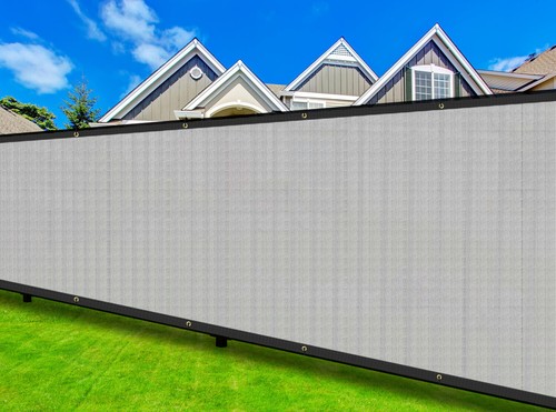 6'x50' Privacy Fence Screen Windscreen Garden Balcony Mesh Fabric Shade Cover - Picture 73 of 73