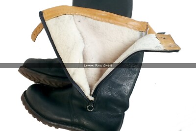 BW Stiefel Pelzstiefel-SEESTIEFEL-Motorradstiefel-Knobelbecher Gebraucht