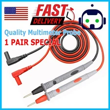Fluke Compatible Hard Point Test Leads Set for Multimeter Meter Probes USA SHIP