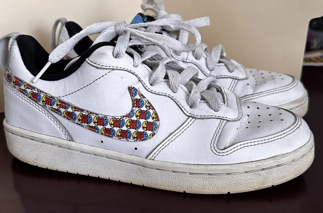 NIKE (GS) COURT BOROUGH LOW 2 SE BIANCO MULTICOLORE 4.5Y DM8096 100