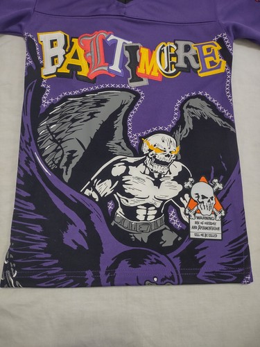 Baltimore Ravens Lamar Jackson Jersey Retro Purple #8 NWT - Brand X Youth XSm - Picture 2 of 13