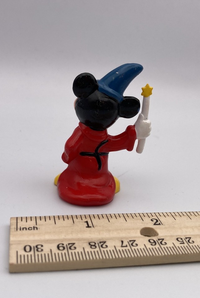 MICKEY MOUSE Sorcerer's Apprentice Fantasia PVC Vintage HONG KONG