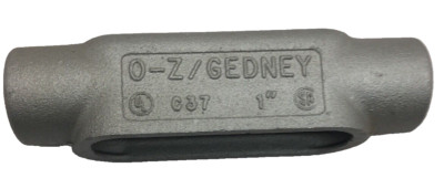 C37-SA O.Z./GEDNEY 1-INCH FORM 7 TYPE C ALUMINUM CONDUIT BODIES