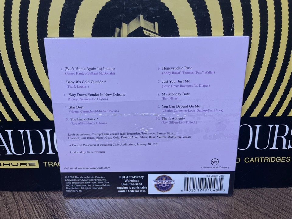 Satchmo at Pasadena A Jazz Concert by Louis Armstrong CD 2009 Verve Originals - Image 2 of 2