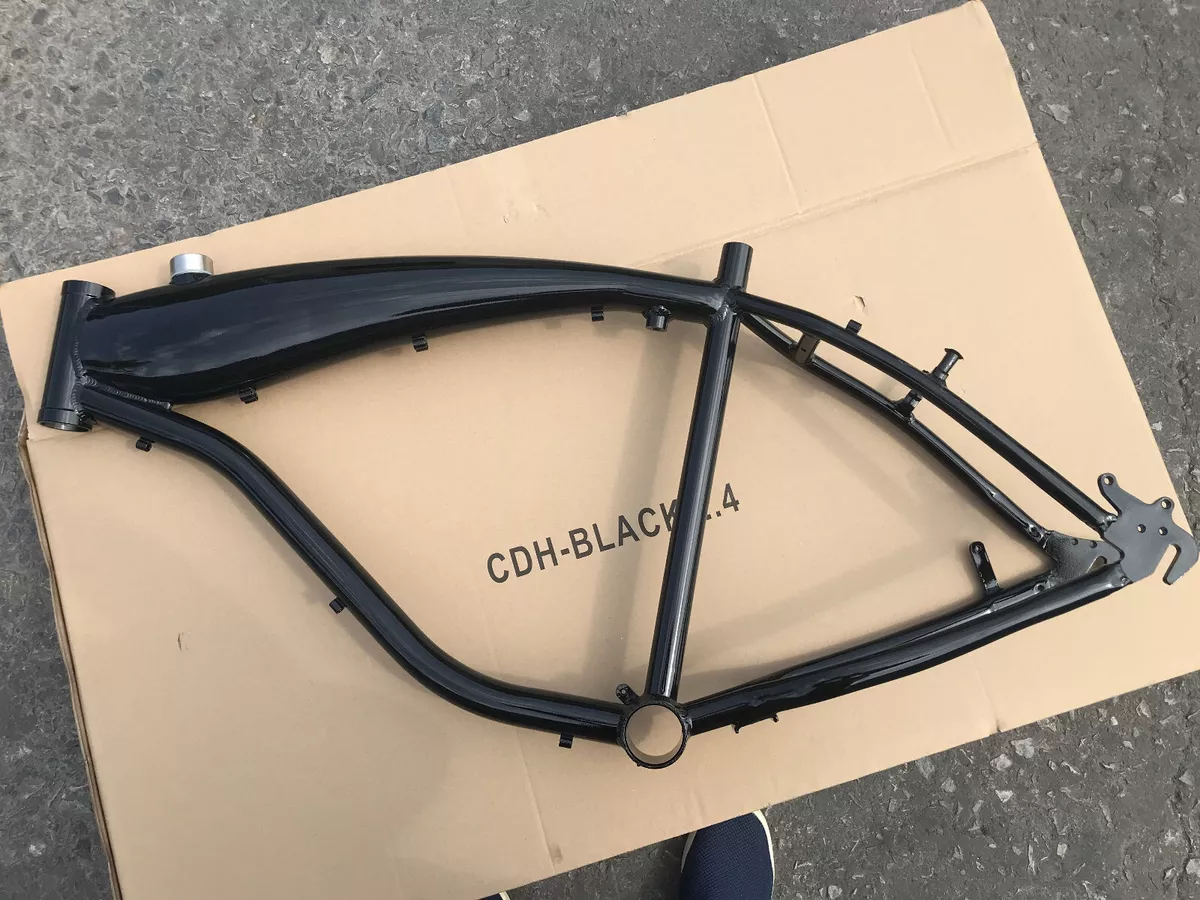 JZsports CDH Black Bicycle Fuel Tank Frame 2.4L Gas Motorized