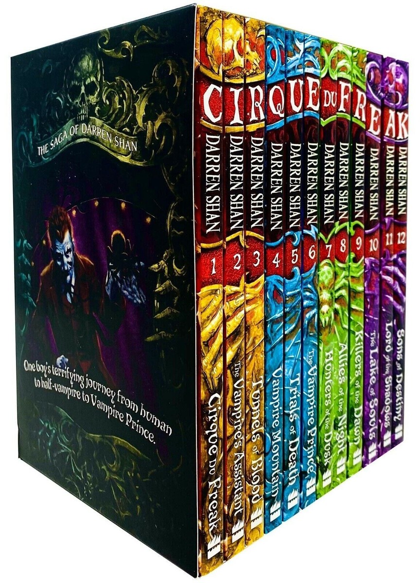 洋書マンガ 英語版 Cirque Du Freak 1巻 2巻 2冊セット Cirque Du Freak Books 1 - 12 Box Set The Saga of Darren Shan