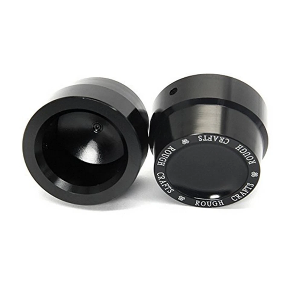 Cubierta de eje delantero trasero CNC aluminio negro RC tuerca Harley Sportster XL883/1200 Foto 2 de 4