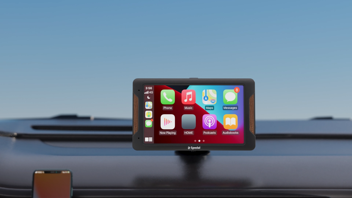 CL787-7 Inch Car Portable Wireless Apple CarPlay Android Auto FM