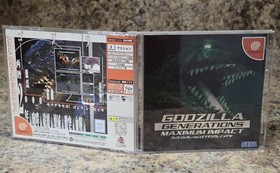 Godzilla Generations Maximum Impact (Dreamcast, 1999, Japan) Authentic, CIB!