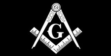 6 Pack Mason Masonic Black  White Vinyl Decal Bumper Sticker