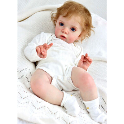 24inch Lifelike Reborn Baby Doll Toddler 3D Skin Realistic Girl Newborn GIFT
