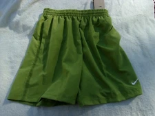 NWT Nike Boys shorts, Youth L, XL, elastic waist, pockets, light green, poly.