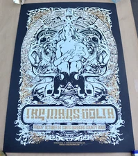 2005 The Mars Volta CA Jermaine Rogers Jared Connor Signed Concert Poster