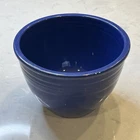 Early Fiesta Fiestaware Ceramic Mixing Nesting Bowl Cobalt Blue Vintage #3 Rings