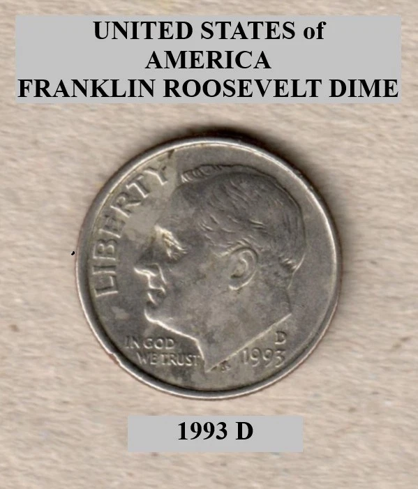 Circulated 1993 Roosevelt Dimes (1946-Now) for sale | eBay