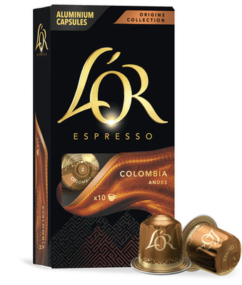 LOR Coffee Espresso 10 Capsules OR 50 Pods Variety Fits Nespresso Original Line