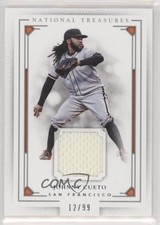 2016 Panini National Treasures 12/99 Johnny Cueto #110 lm4