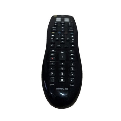 Logitech Harmony 300 Black Remote Control IR Tested Working