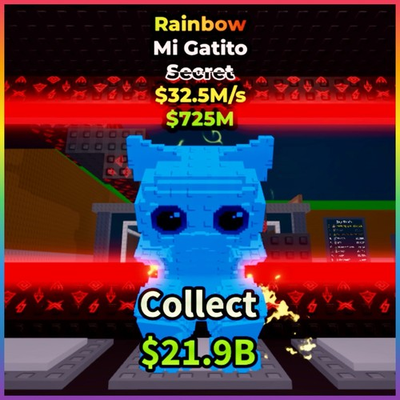#ad Mi Gatito RAINBOW 🌈 ULTRA RARE ✅ Steal a Brainrot🔥ROBLOX $12.99