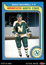 1979 Topps #231 Brad Maxwell North Stars 6 - EX/MT