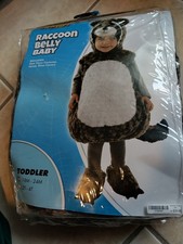 halloween costume Baby 18-24 Mos Racoon Baby Belly NOS Spirit