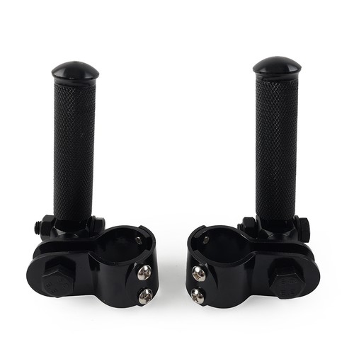 1 Pair Universal Motorcycle CNC Foot Pegs Footrest Racing Pedal Folding Black - Picture 5 of 8
