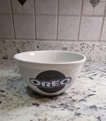 Vintage OREO Cookie Cereal Bowl Nabisco Ice Cream Soup Snack Bowl 16 oz