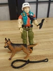 Vintage 1987 GI Joe ARAH MP K-9 Dog Law & Order Action Figure w/ Gun, Leash, Hat