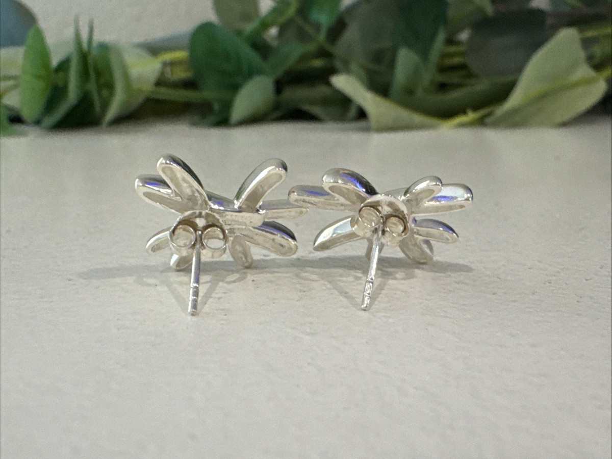 Angela Cummings 925 Stud Earrings, Geometric Sculpture, Rare Vintage View 2