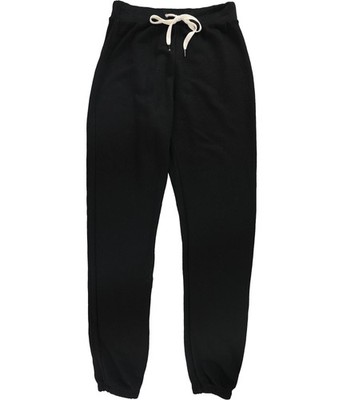 n:philanthropy Womens Zipper Hem Straight Leg Jogger Casual Pants, black, XS