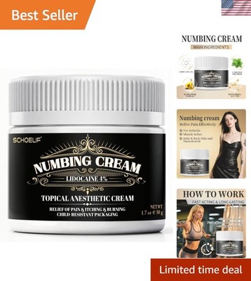 Quick-Absorbing Numbing Cream   50g Soothing Relief for Sensitive Skin