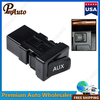 Auxiliary Stereo Jack AUX Port Adapter For Toyota Lexus 86190-53010 86190-06010
