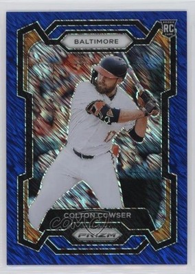 2024 Panini Prizm FOTL Blue Shimmer 5/15 Colton Cowser #100 Rookie RC t2a