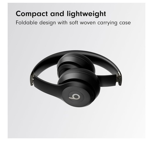 BRAND NEW BEATS SOLO 4 WIRELESS BLUETOOTH ON-EAR HEADPHONES - MATTE BLACK - Picture 4 of 6