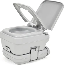 3.2 Gallon Portable Toilet, Camping Porta Potty, RV Toilet with Powerful Flush P