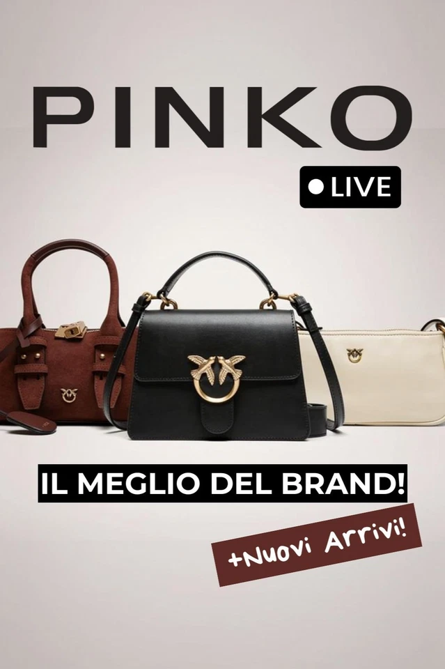 🤯 Nuovi Arrivi PINKO su PoppinsBags (Sconto Esclusivo LIVE) Seguici!🔥