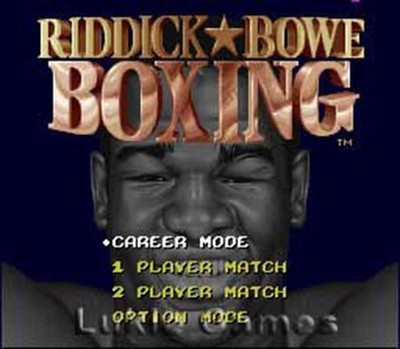 Riddick Bowe Boxing - SNES Super Nintendo Game