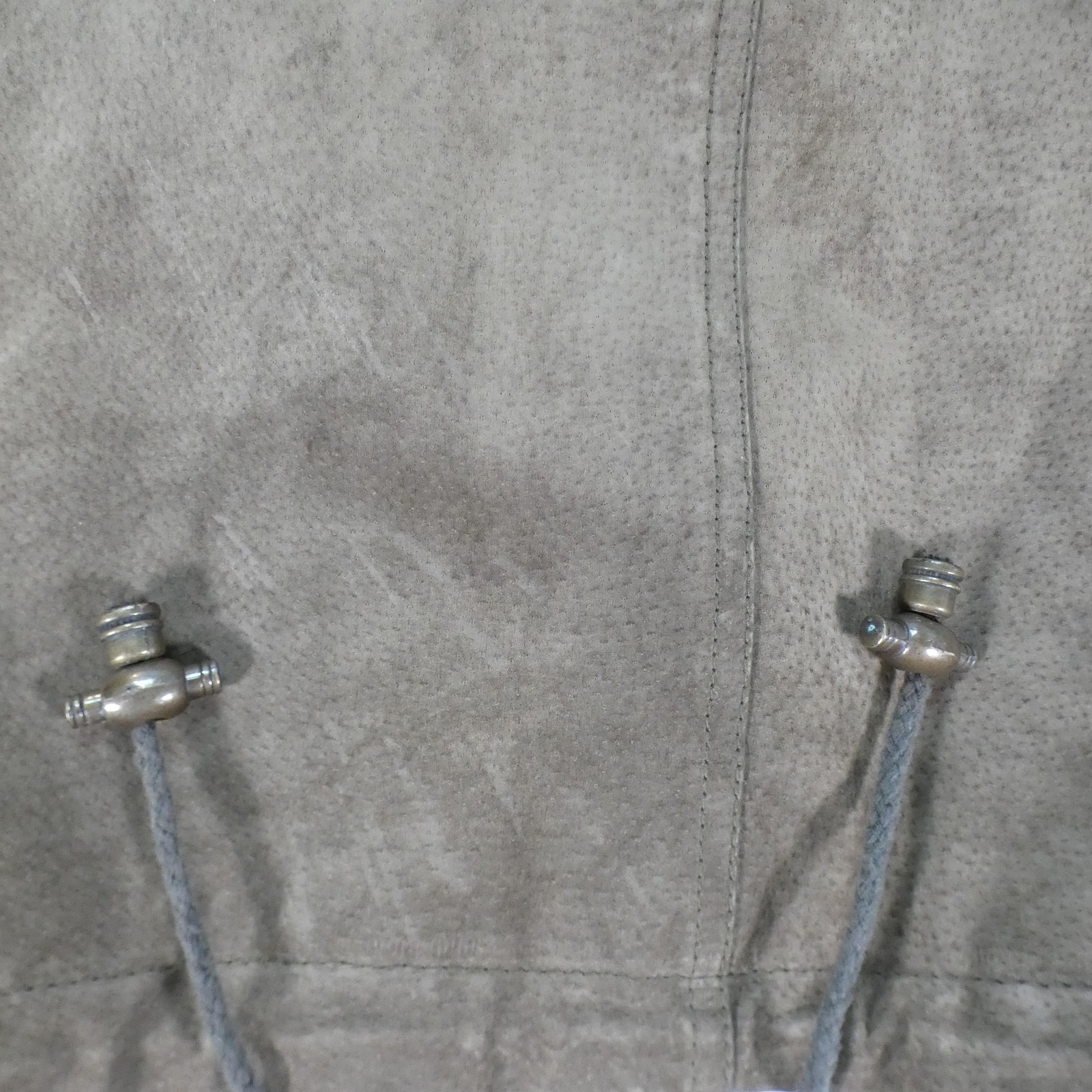 Vintage Patchwork Suede Leather Wool Jacket Women… - image 12