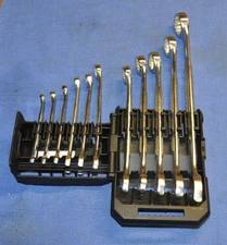 11 piece Craftsman combination ( open/box (12 pt.)) wrench set 1/4" to 7/8"