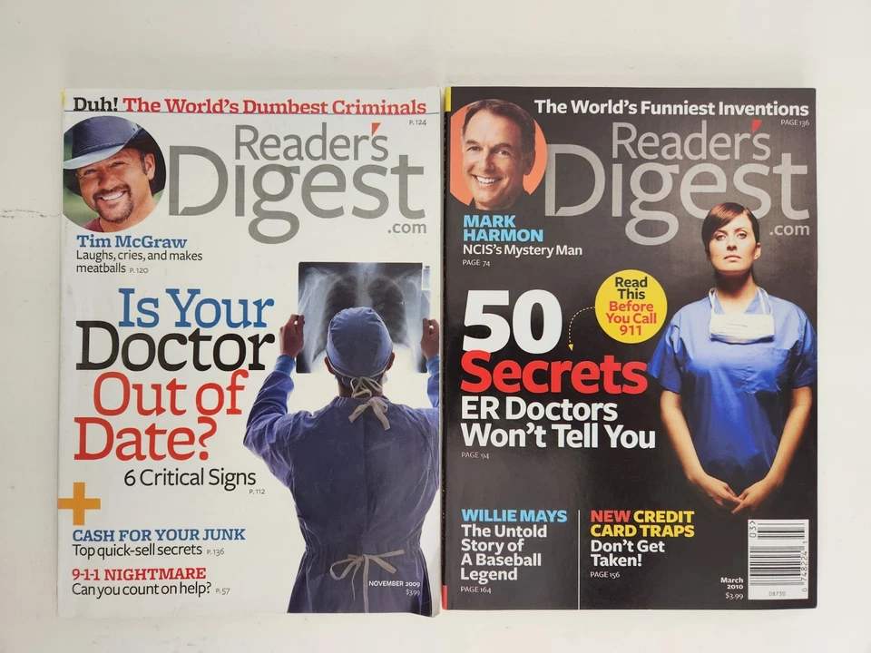Readers Digest Magazine Mixed Lot Xmas ID Theft Lose Weight Diets Doctor Secrets - Image 3 of 4