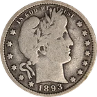 1893-P Barber Quarter